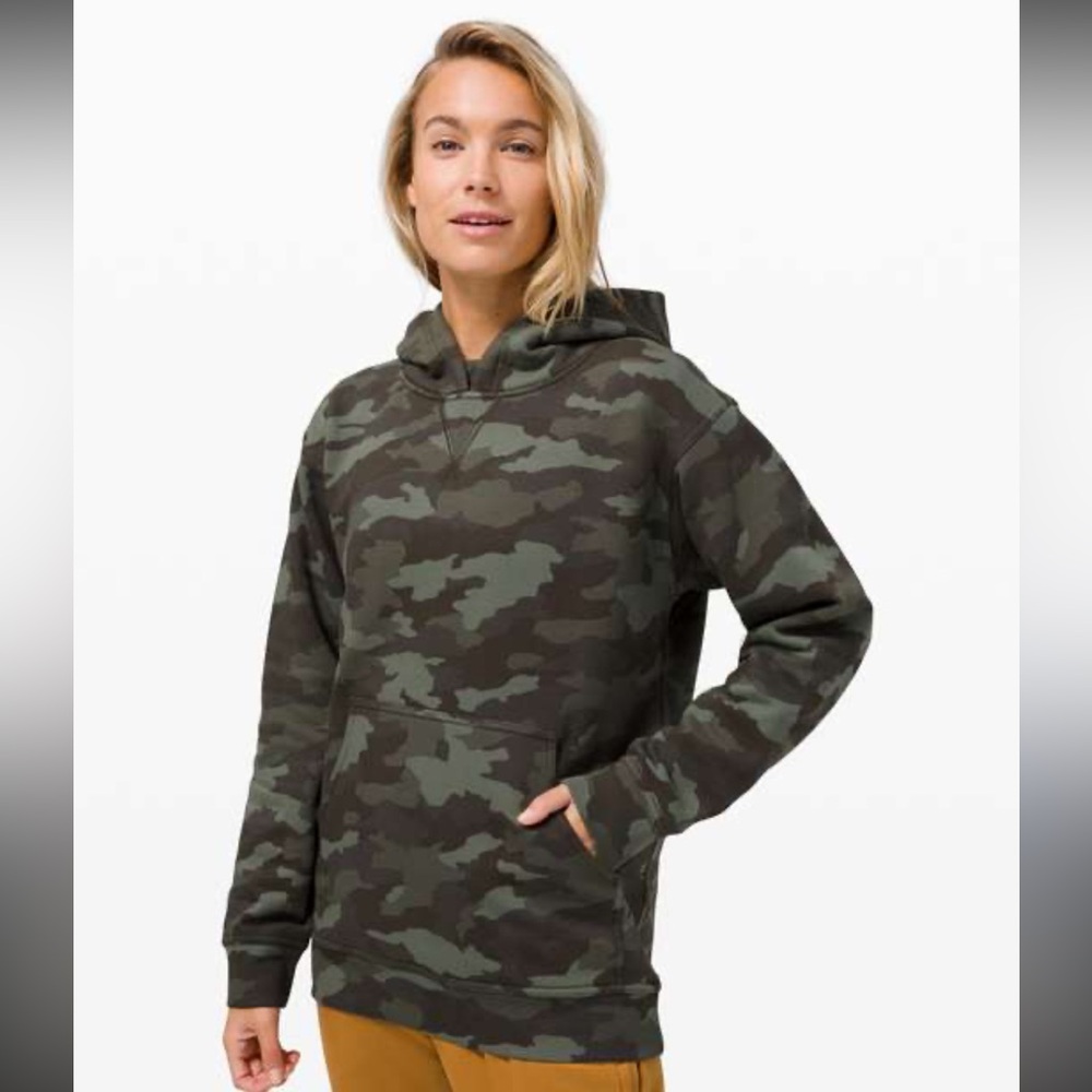 NEW LULULEMON ALL YOURS CAMO HOODIE FRENCH TERRY🦋
